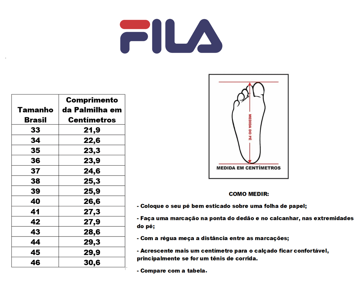 Fila tenis online brasil