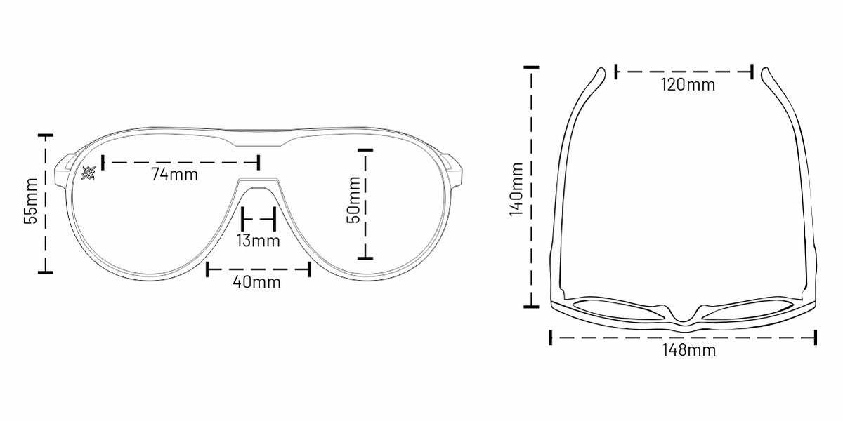 Óculos de Sol HUPI Vigo Cristal - Lente Prata Espelhado