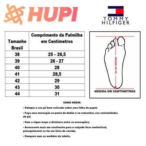 Chinelo Tommy Hilfiger Flag Azul Marinho