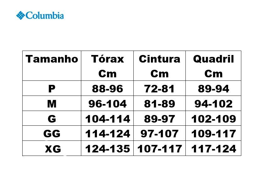 Camiseta Columbia CSC Box Treeline Masculina Branca Camiseta Columbia CSC Box Treeline Masculina Branca
