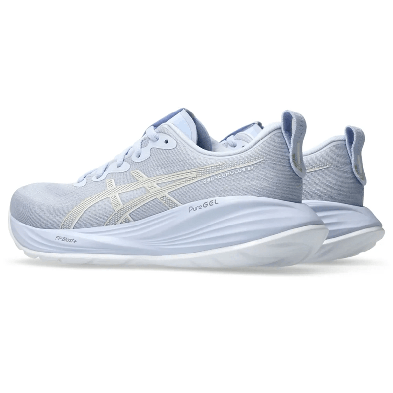 Tênis ASICS GEL-Cumulus 27 Feminino Azul/Branco Tênis ASICS GEL-Cumulus 27 Feminino Azul/Branco