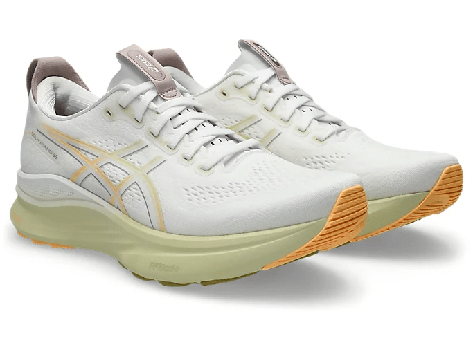 Tênis ASICS GEL-Kayano 32 Masculino Branco/Laranja Tênis ASICS GEL-Kayano 32 Masculino Branco/Laranja
