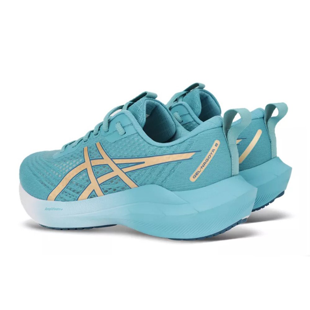 Tênis ASICS GEL-Nagoya 8 Feminino Azul/Dourado Tênis ASICS GEL-Nagoya 8 Feminino Azul/Dourado