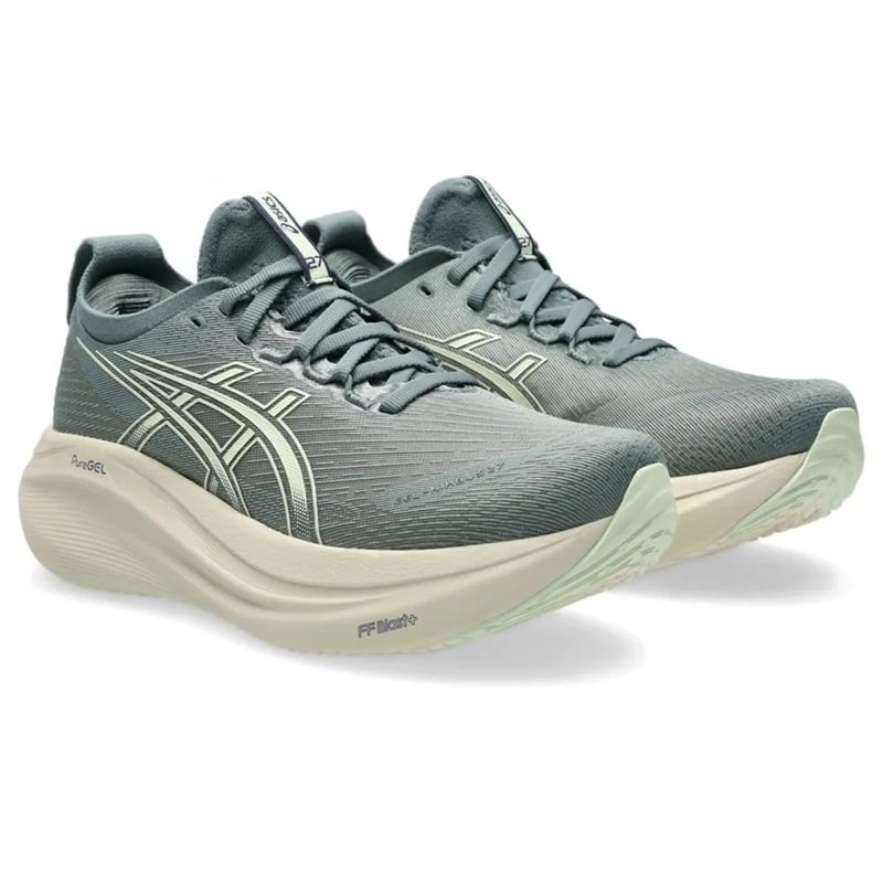 Tênis ASICS GEL-Nimbus 27 Feminino Verde Tênis ASICS GEL-Nimbus 27 Feminino Verde