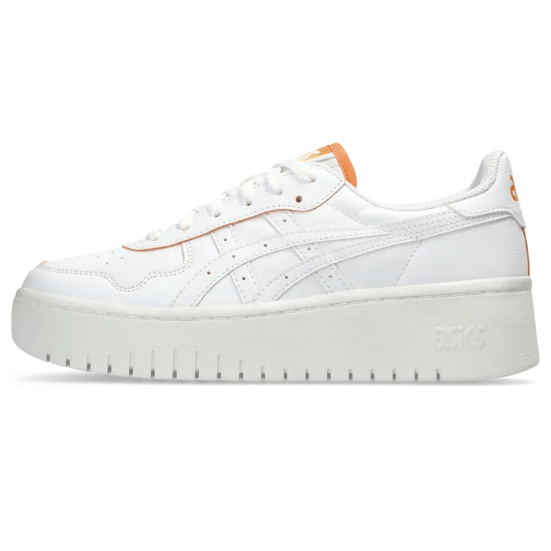 Tênis Asics Japan S Branco/Laranja Feminino Tênis Asics Japan S Branco/Laranja Feminino