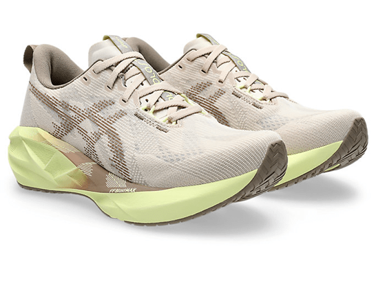 Tênis ASICS NOVABLAST 5 Feminino Marrom/Verde Tênis ASICS NOVABLAST 5 Feminino Marrom/Verde