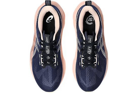 Tênis ASICS NOVABLAST 5 Feminino Azul/Rosa Tênis ASICS NOVABLAST 5 Feminino Azul/Rosa