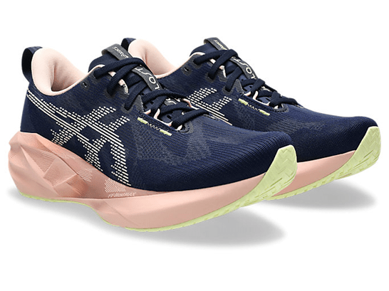 Tênis ASICS NOVABLAST 5 Feminino Azul/Rosa Tênis ASICS NOVABLAST 5 Feminino Azul/Rosa