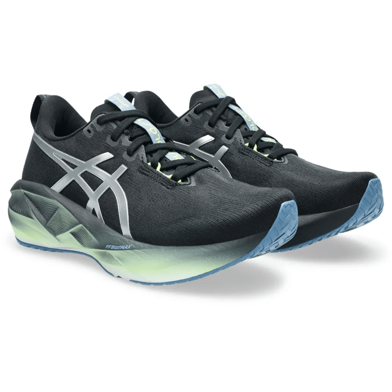 Tênis ASICS Novablast 5 Luxe Feminino Preto/Verde Tênis ASICS Novablast 5 Luxe Feminino Preto/Verde