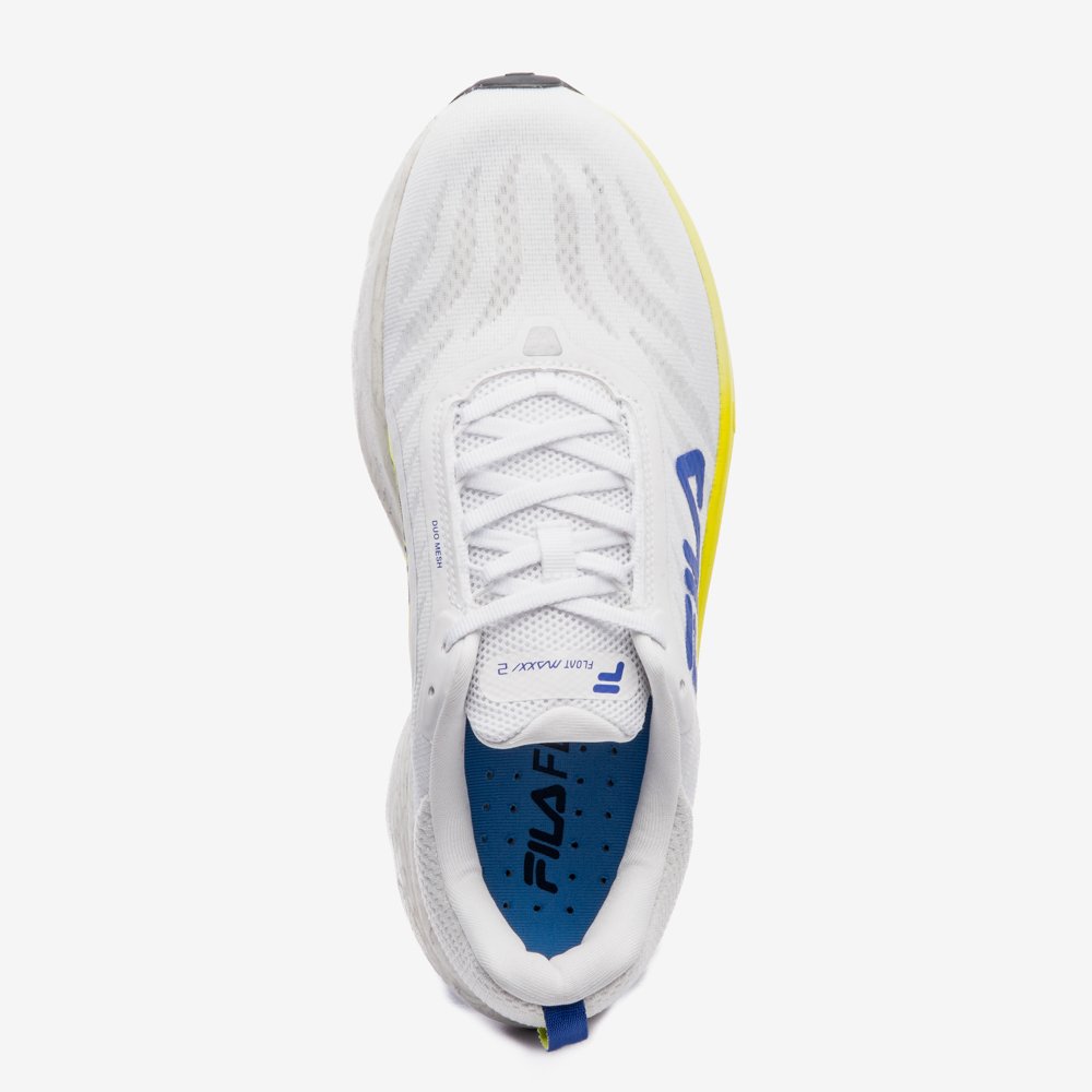Tênis Fila Float Maxxi 2 Masculino Branco/Amarelo Tênis Fila Float Maxxi 2 Masculino Branco/Amarelo