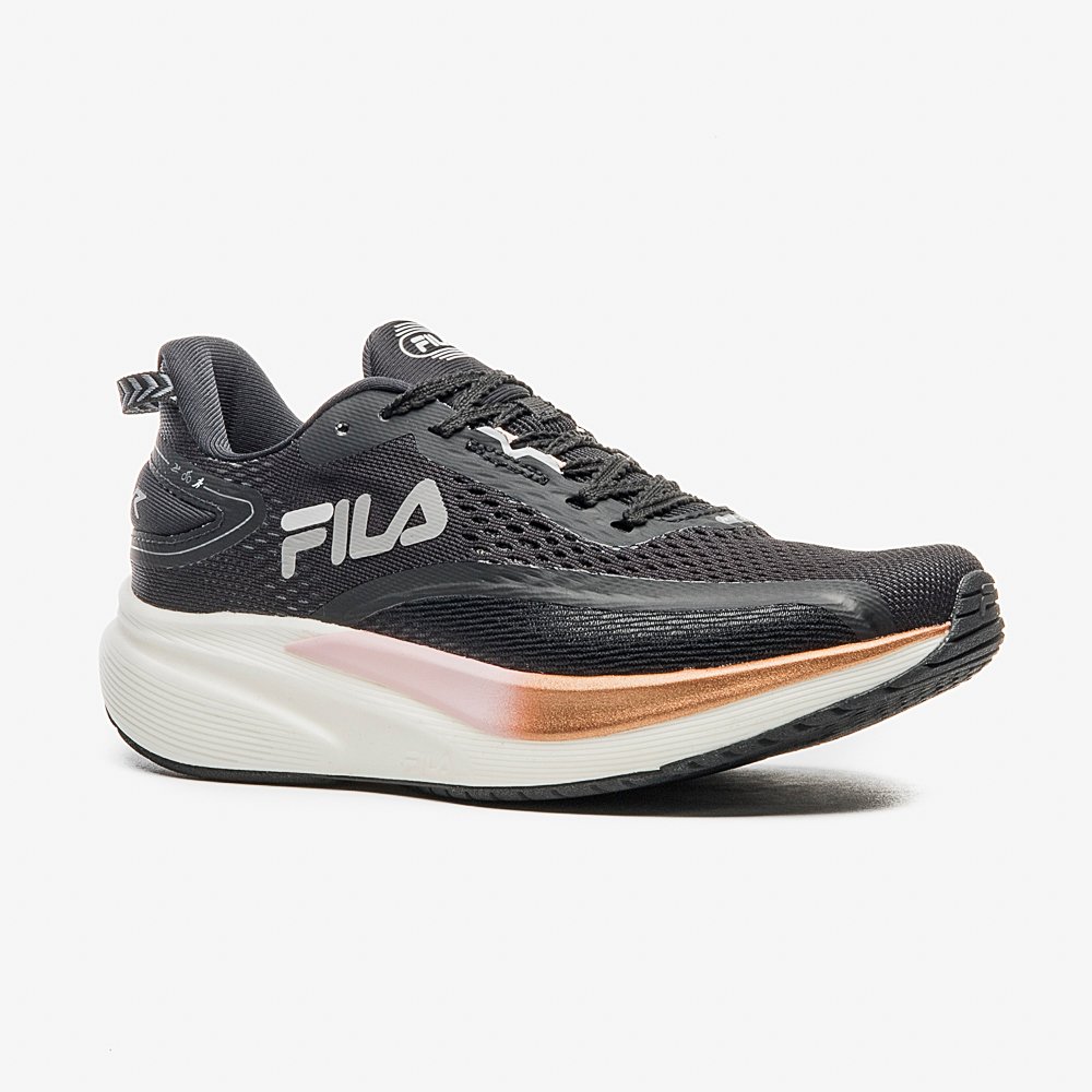 Tênis Fila Racer T2 Xtreme Preto/Branco Feminino Tênis Fila Racer T2 Xtreme Preto/Branco Feminino