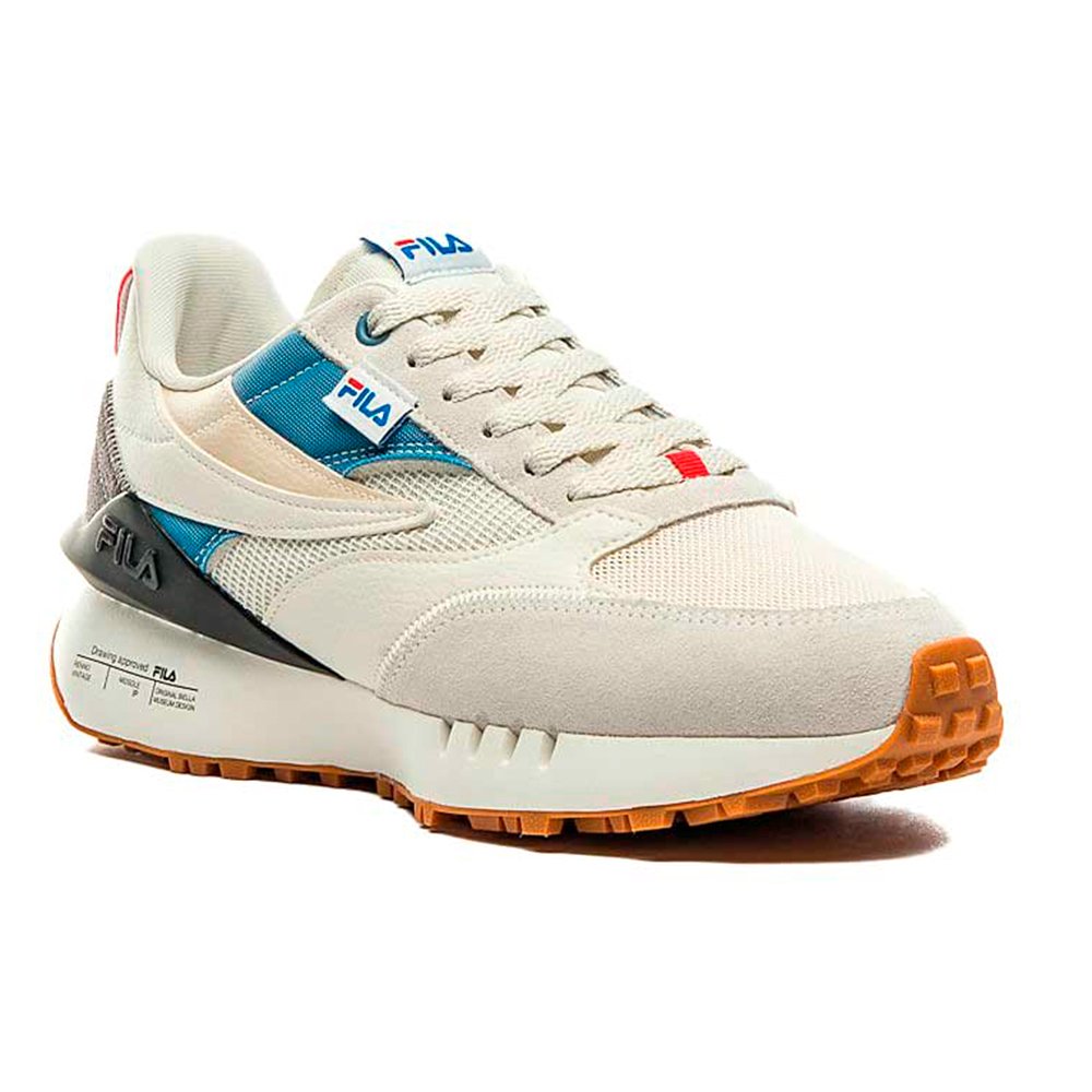 Tenis fila retro azul shop
