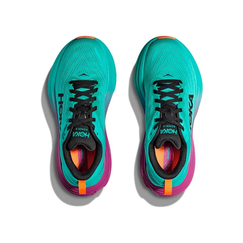 Tênis Hoka Bondi 8 Verde/Roxo Masculino Tênis Hoka Bondi 8 Verde/Roxo Masculino
