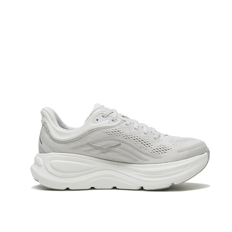 Tênis HOKA Bondi 9 Feminino Cinza e Branco Tênis HOKA Bondi 9 Feminino Cinza e Branco