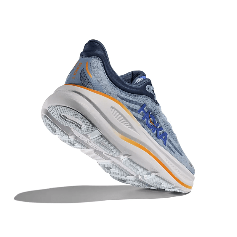 Tênis HOKA Bondi 9 Masculino Azul/Laranja Tênis HOKA Bondi 9 Masculino Azul/Laranja