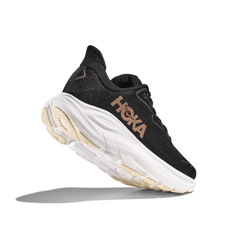 Tênis HOKA Clifton 10 Feminino Preto/Dourado Tênis HOKA Clifton 10 Feminino Preto/Dourado