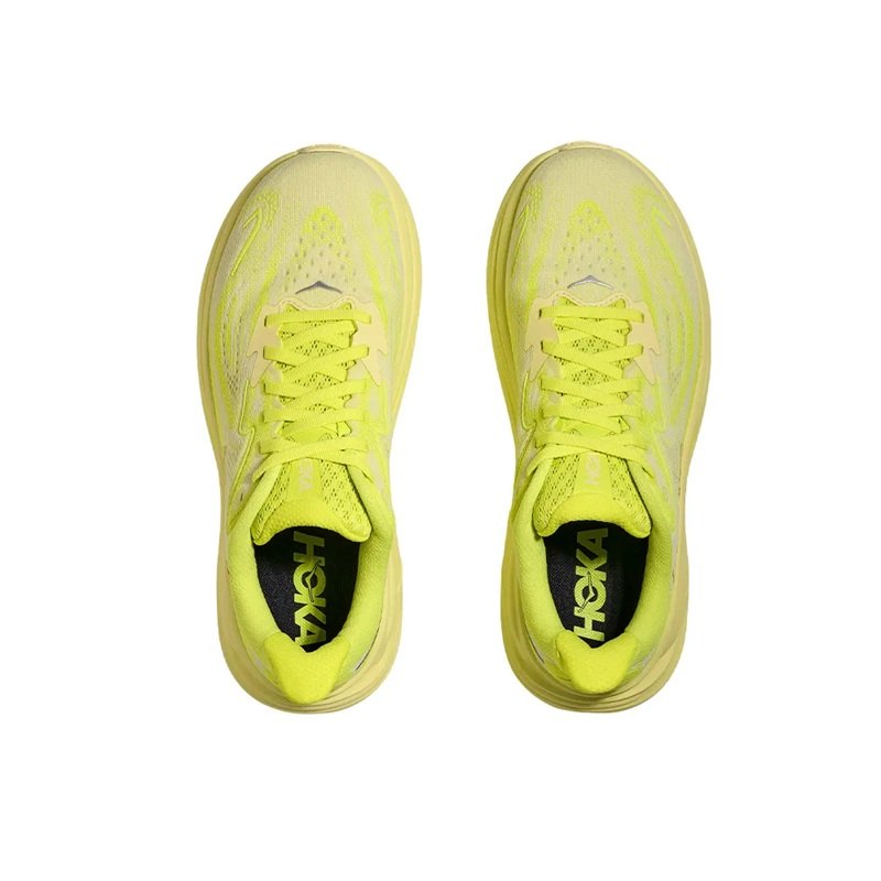 Tênis HOKA Clifton 10 Feminino Amarelo Neon Tênis HOKA Clifton 10 Feminino Amarelo Neon