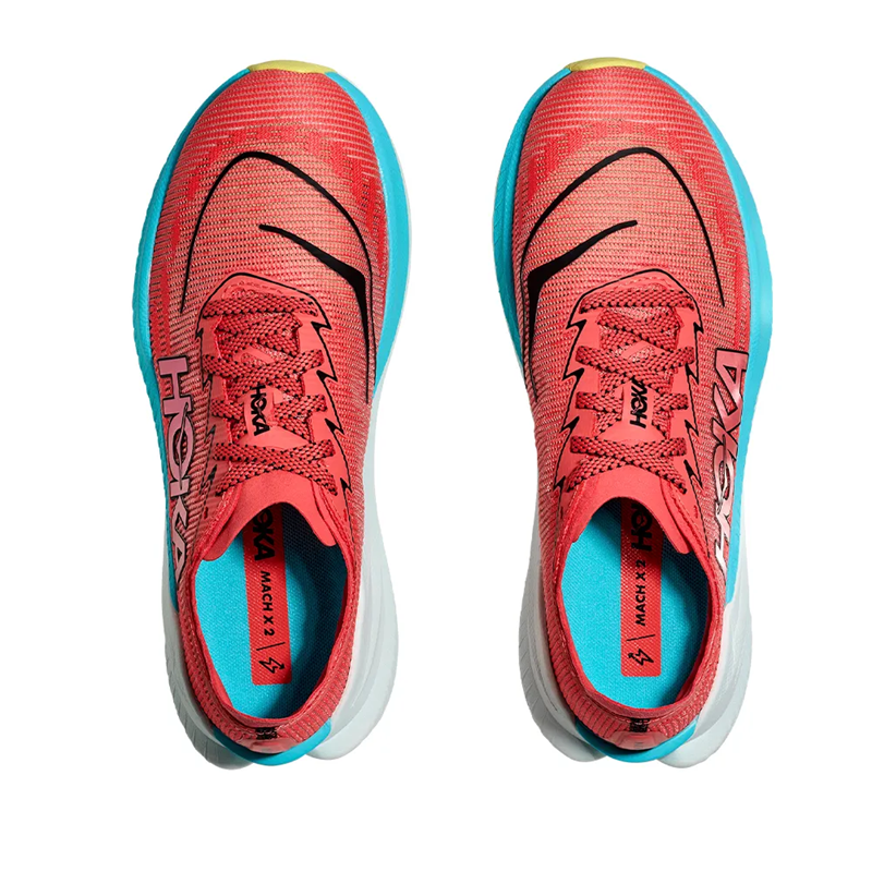 Tênis HOKA Mach X 2 Masculino Vermelho Tênis HOKA Mach X 2 Masculino Vermelho