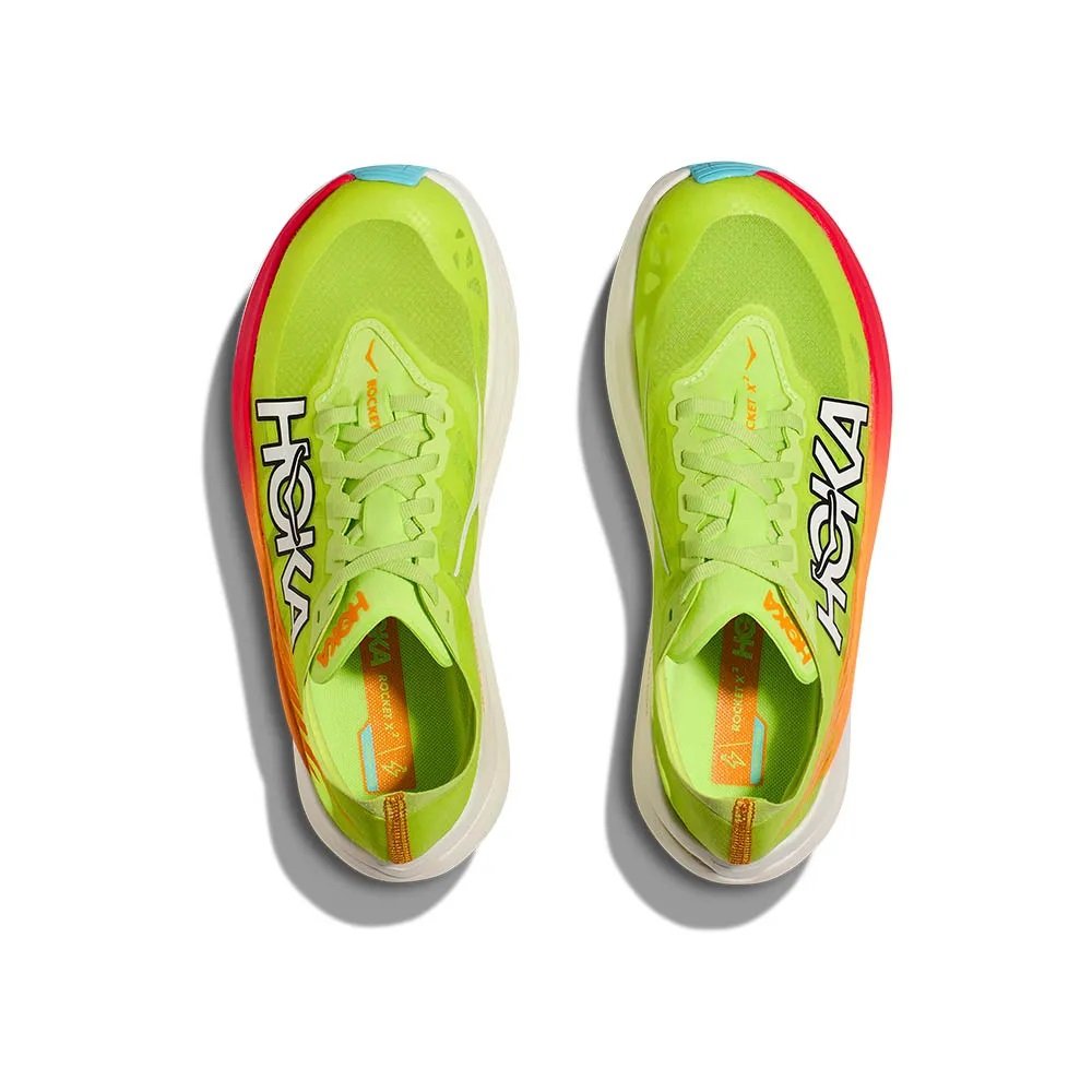 Tênis Hoka Rocket X 2 Verde Masculino Tênis Hoka Rocket X 2 Verde Masculino