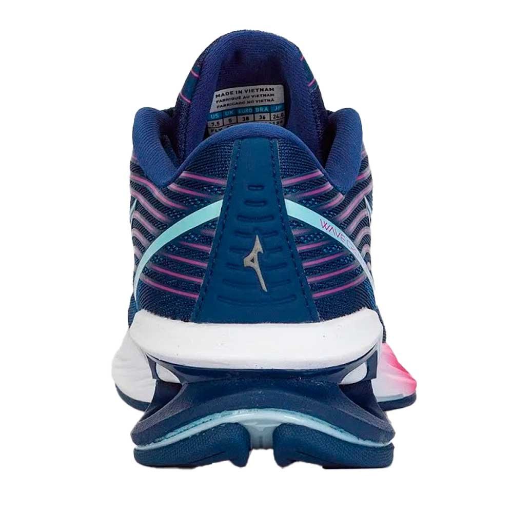 Mizuno wave creation shop azul e rosa