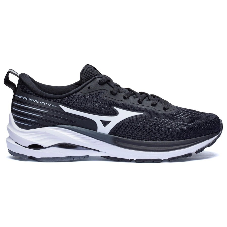 Mizuno feminino preto e hot sale branco