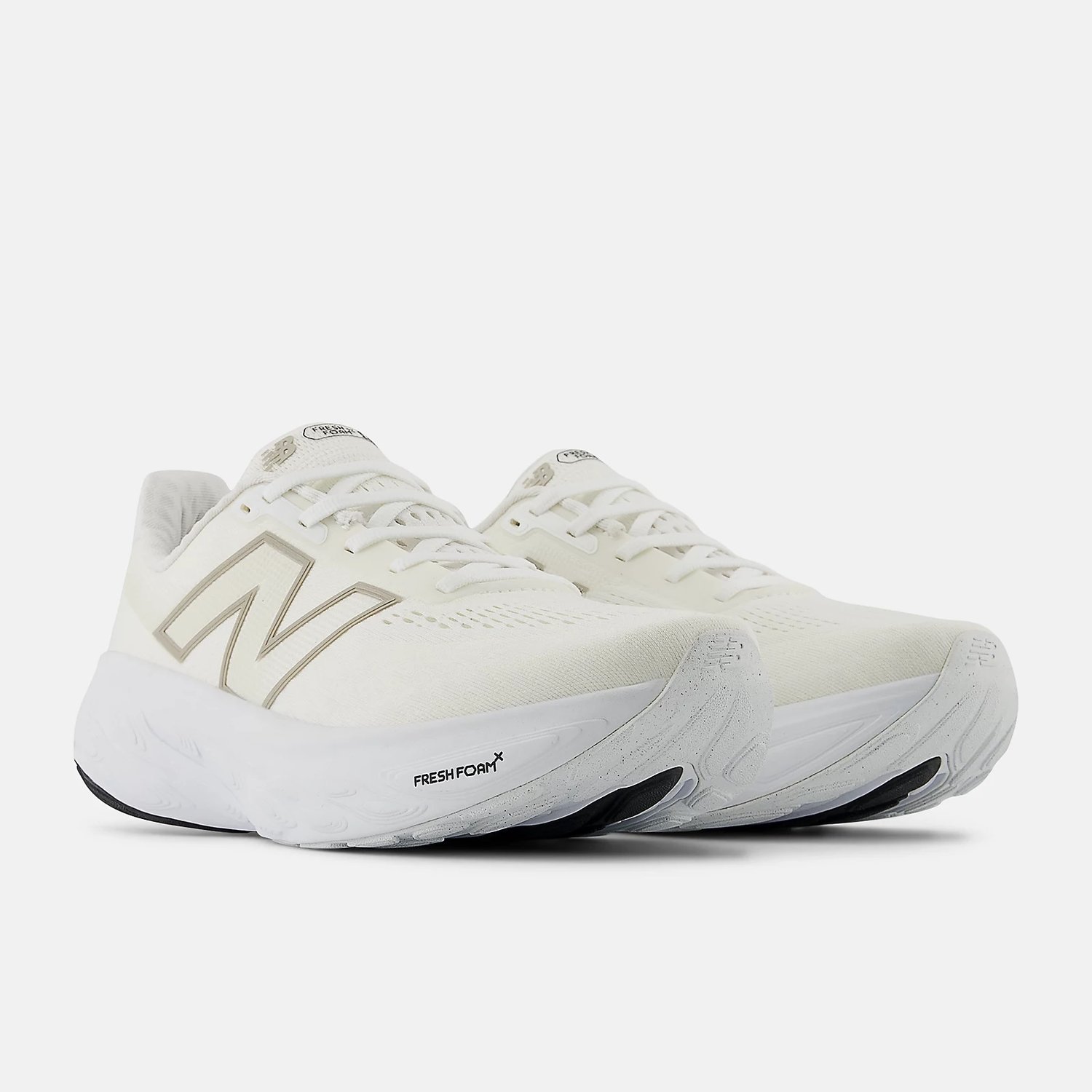 Tênis New Balance Fresh Foam X 1080 V14 Bege/Branco Feminino Tênis New Balance Fresh Foam X 1080 V14 Bege/Branco Feminino