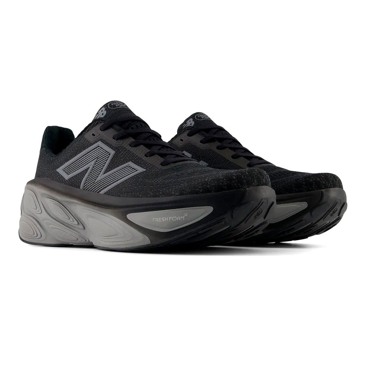 Tênis New Balance Fresh Foam X More V5 Masculino Preto Tênis New Balance Fresh Foam X More V5 Masculino Preto