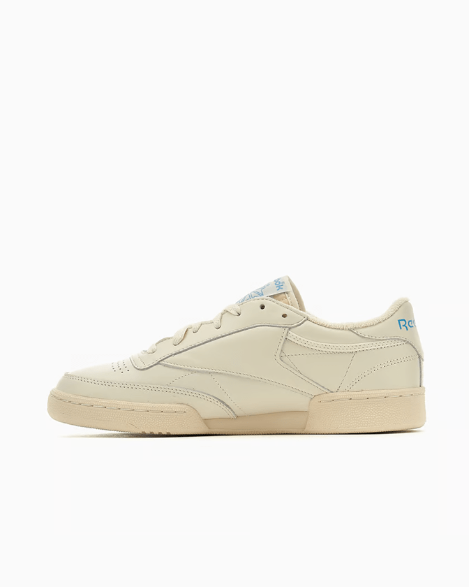 Tênis Reebok Club C 85 Vintage Feminino Bege/Azul