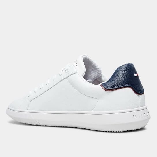 Tênis Tommy Hilfiger Daniel Masculino Branco/Cinza Tênis Tommy Hilfiger Daniel Masculino Branco/Cinza