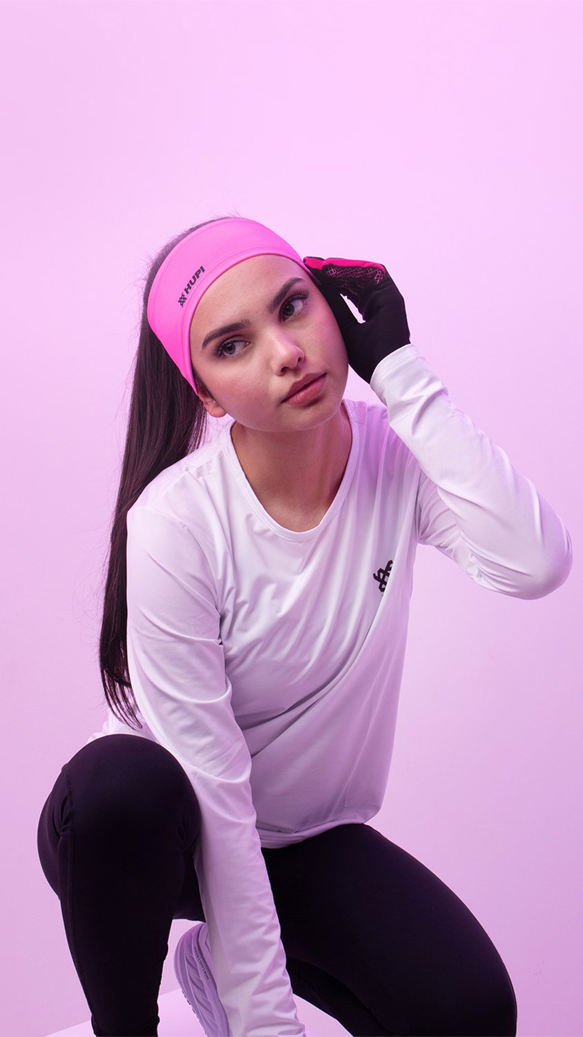 Testeira HeadBand Rosa Liso HUPI Testeira HeadBand Rosa Liso HUPI