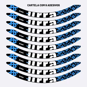 Adesivos HUPI Urra Aro 26 Preto e Azul