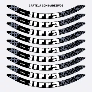 Adesivos HUPI Urra Aro 26 Preto e Cinza