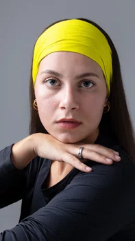 Bandana HUPI - Amarelo Liso