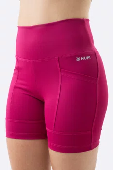 Bermuda Fitness Feminina HUPI Diversit Cereja