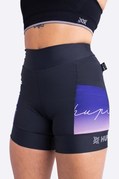 Bermuda para Corrida de Compressao Feminina HUPI Run Curta Pena