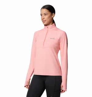 Camiseta Manga Longa Columbia Summit Valley Feminina Rosa
