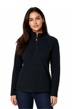 Blusa Columbia Fleece Glacial IV 1/2 Zip Feminina Preto