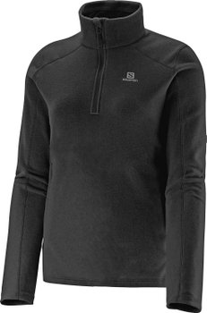 Blusa Salomon Fleece Polar 1/2 Zip II Feminina Preto