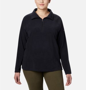 Blusa Columbia Fleece Glacial IV 1/2 Zip Preto Plus Size Blusa Columbia Fleece Glacial IV 1/2 Zip Preto Plus Size