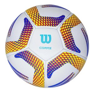 Bola de Futebol de Campo Wilson Team SB Branca e Amarela - ProSpin