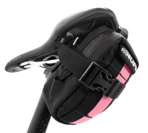 Bolsa de Selim HUPI Top Preto/Rosa