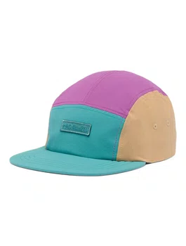 Boné Columbia Creek Side 5 Panel Teal Verde e Roxo