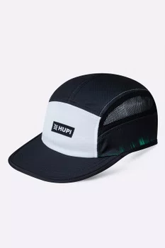 Boné Para Corrida HUPI Run Fast Air Preto e Branco