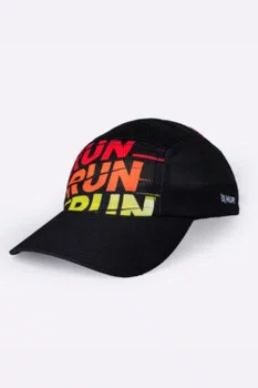 Boné para Corrida HUPI Run Run Run Preto