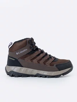 Bota Columbia Feminina Strata Trail Mid WP Marrom Lilás