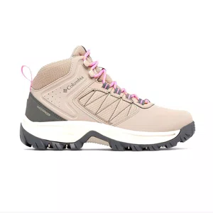 Bota Columbia Feminina Transverse Hike Waterproof Bege e Rosa 
