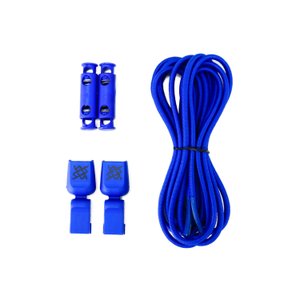 Cadarço Elástico HUPI LACES Azul Liso