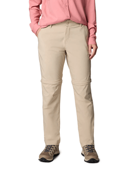 Calça Columbia Feminina Silver Ridge Utility Convertible Bege