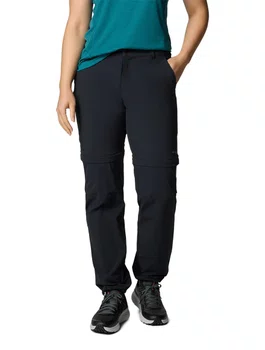 Calça Bermuda Columbia Feminina Summit Valley Convertible II Preta