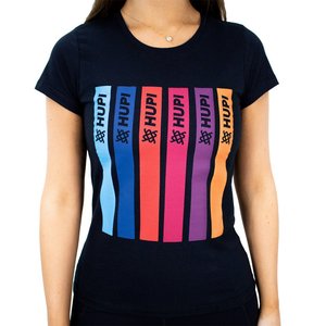 Camiseta Casual HUPI Pellt Feminina Babylook Preto